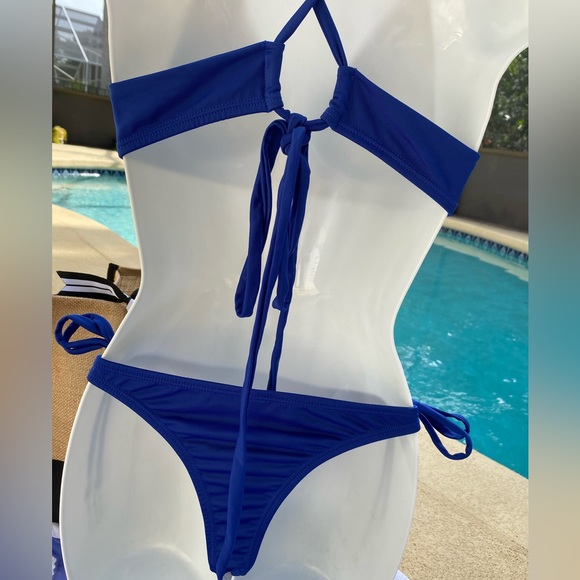 Blue bikini set. Imported. Made in Colombia - NEW with tags - Picture 9 of 13
